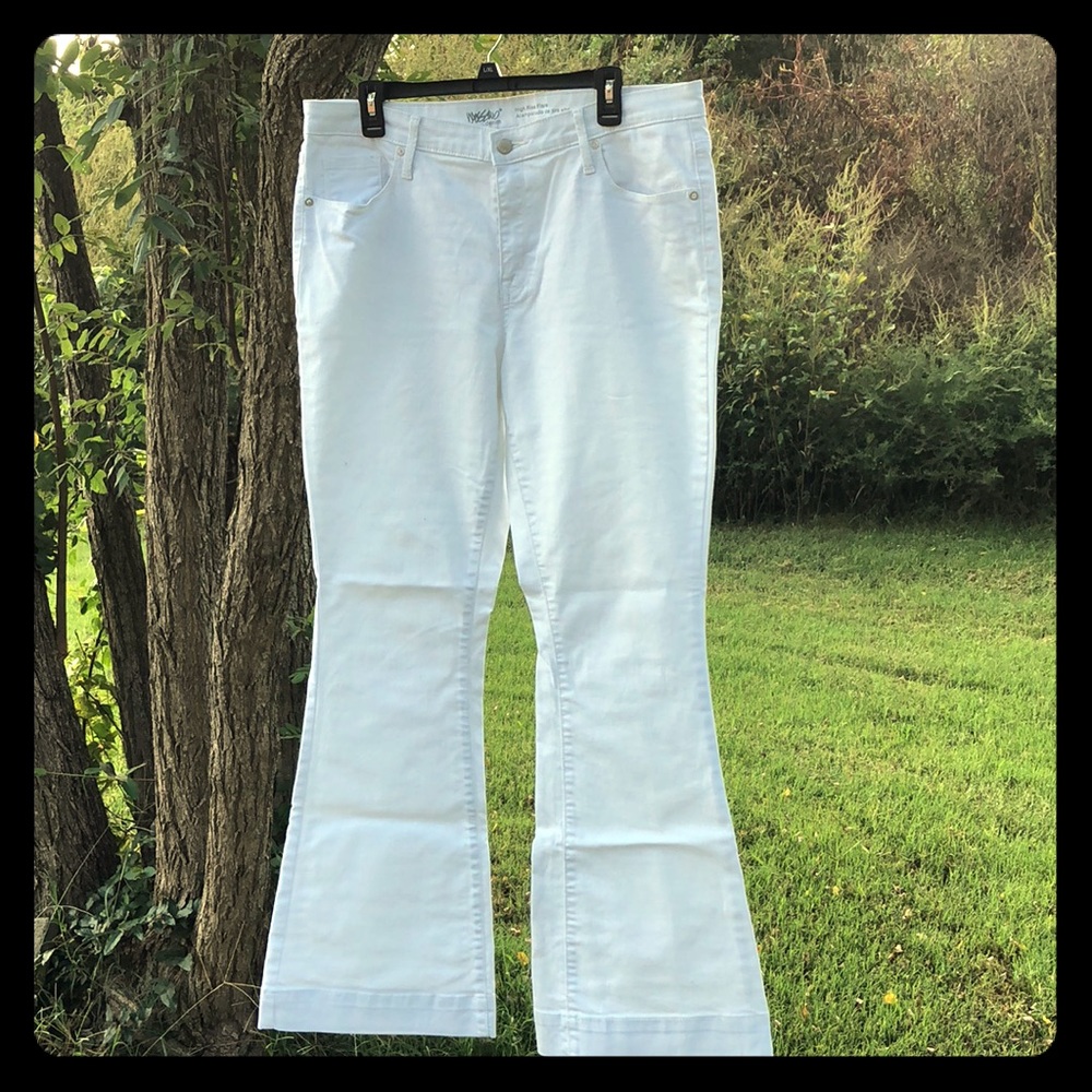White Flare Jeans